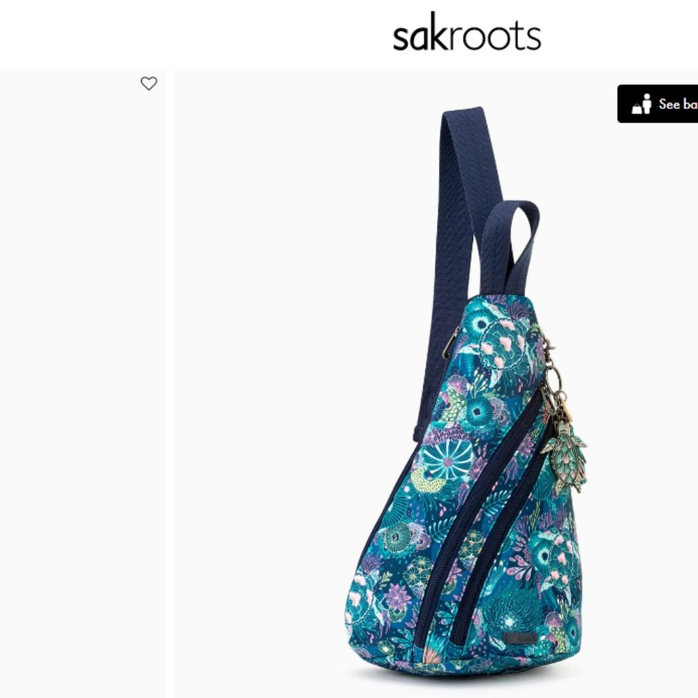 Sakroots On the Go Sling Backpack - Royal Blue
